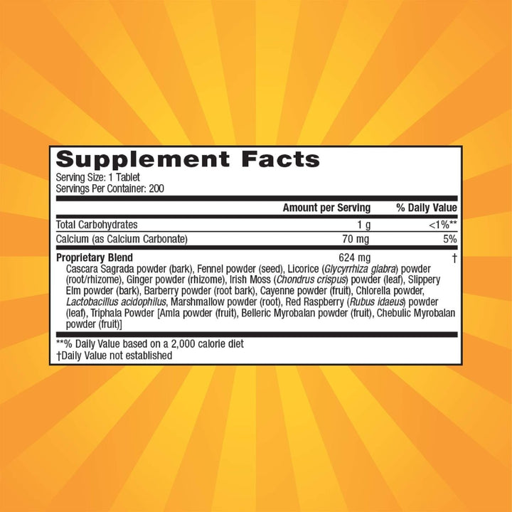 Nature's Secret Super Cleanse 200 Tablets - NS1004 - The Oasis of Health