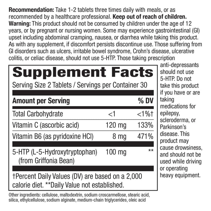 Nature's Way 5 - HTP, 60 Count - The Oasis of Health