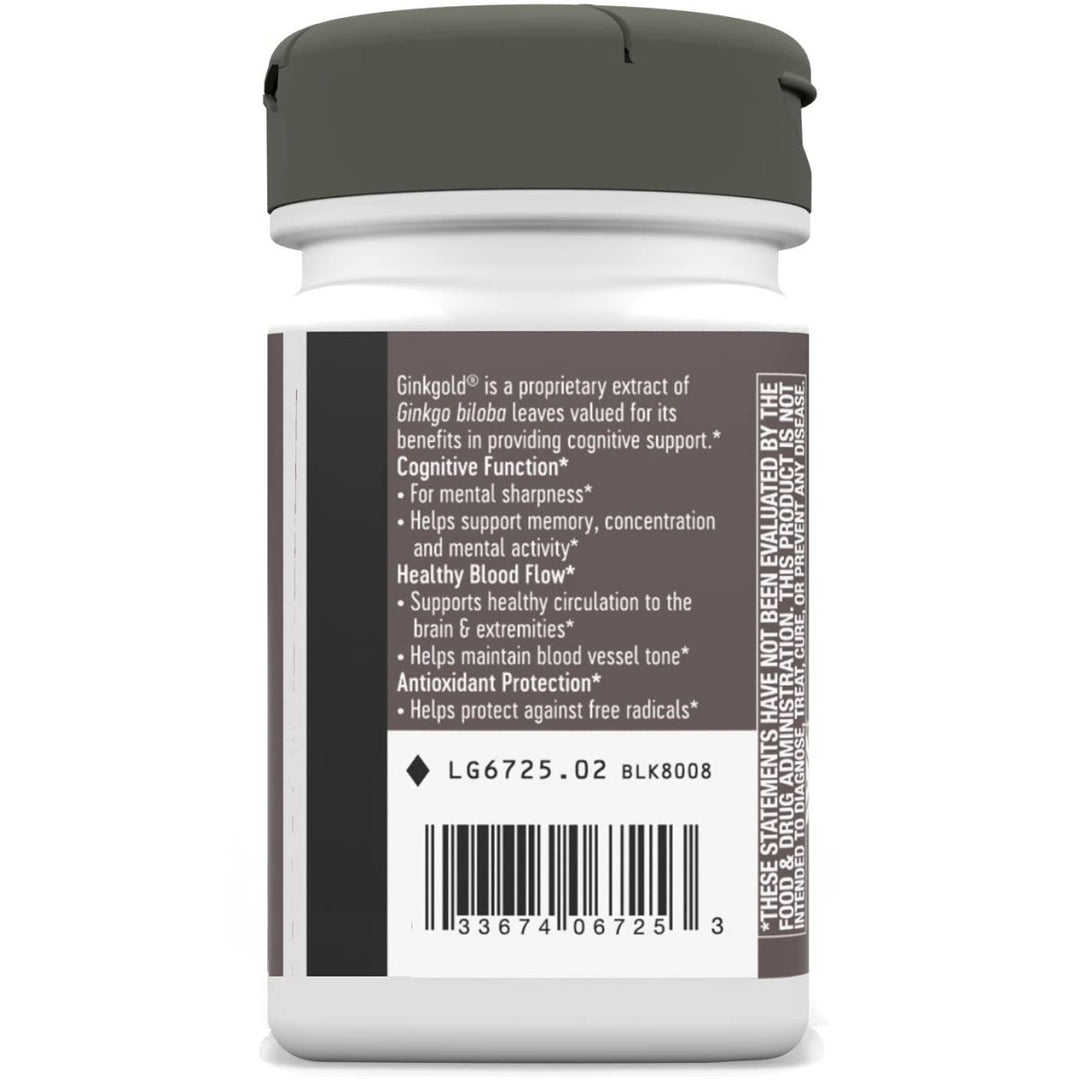Nature's Way Advanced Ginkgold Extract - Cognitive and Memory Support* - 50 Tablets - The Oasis of Health