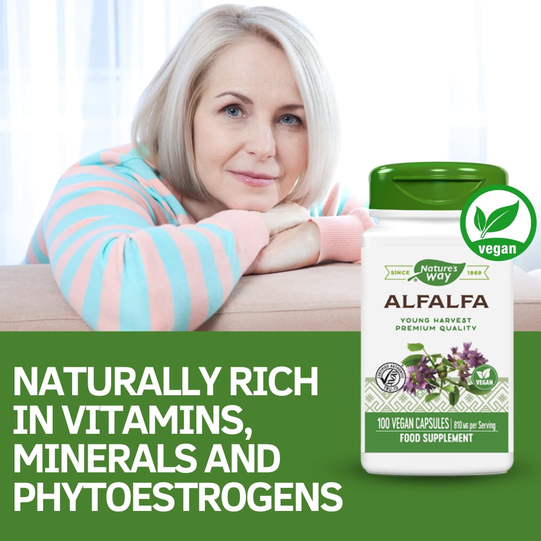 Nature's Way Alfalfa Leaves - 100 Capsules - The Oasis of Health