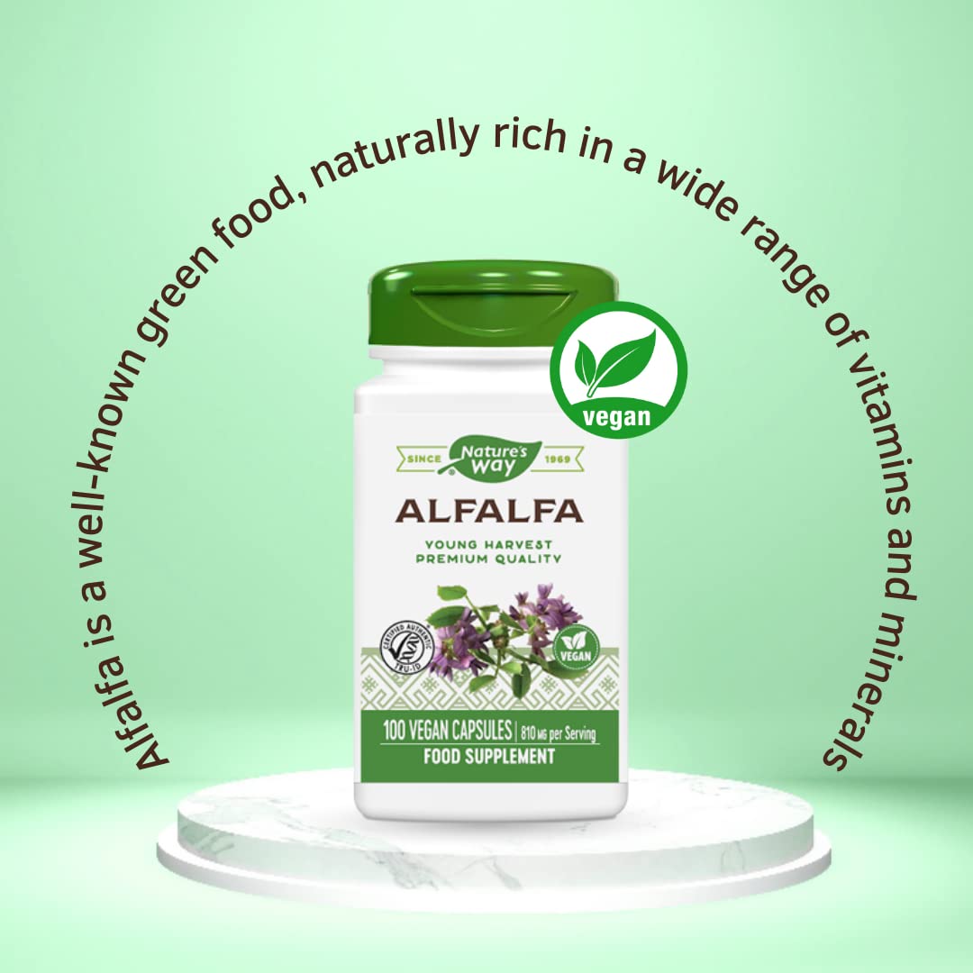 Nature's Way Alfalfa Leaves - 100 Capsules - The Oasis of Health