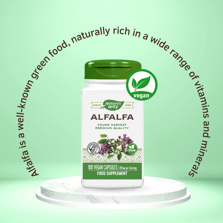 Nature's Way Alfalfa Leaves - 100 Capsules - The Oasis of Health