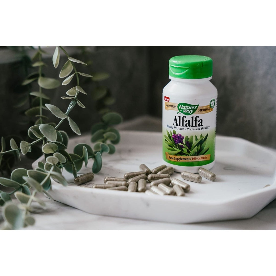 Nature's Way Alfalfa Leaves - 100 Capsules - The Oasis of Health