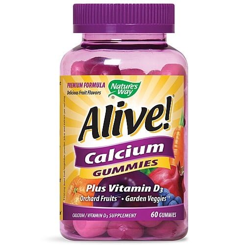 Nature's Way Alive Calcium plus D3 60 Gummies - 3 Pack - The Oasis of Health