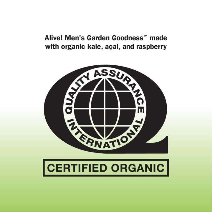 Nature's Way Alive! Garden Goodness Men's Multivitamin, One Serving of Veggies and Fruits**, High Potency B - Vitamins, 60 Tablets - The Oasis of Health