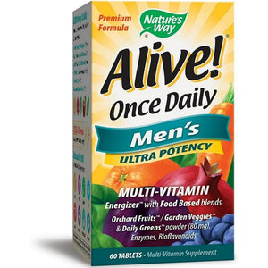 Nature's Way Alive! Once Daily Men’s Ultra Potency Multivitamin 60 Tablets - 2 Pack - The Oasis of Health
