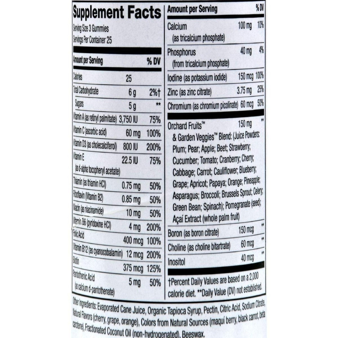 Nature's Way Alive!a Womenas Premium Gummy Multivitamin, Fruit and Veggie Blend, 75 Gummies - The Oasis of Health