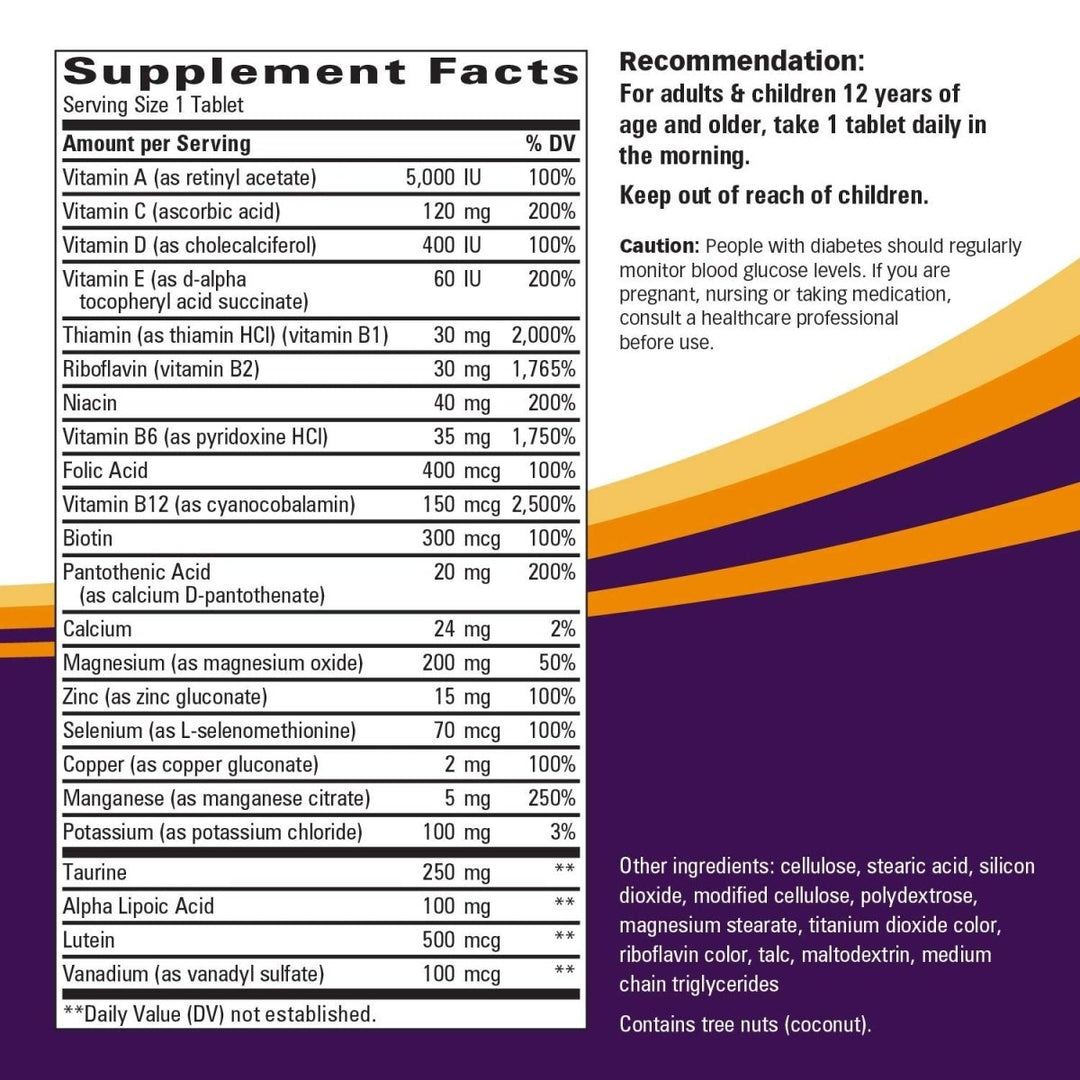 Nature's Way Alpha betic Multivitamin, Energy Support, 30 Count - The Oasis of Health