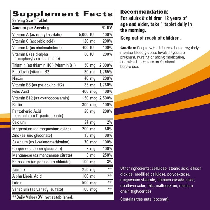 Nature's Way Alpha betic Multivitamin, Energy Support, 30 Count - The Oasis of Health