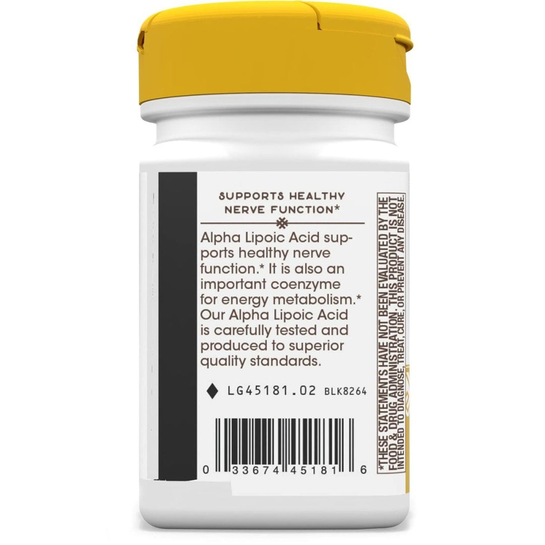 Nature's Way Alpha Lipoic Acid, Supports Healthy Nerve Function*, 600 mg per serving, 60 Capsules - The Oasis of Health