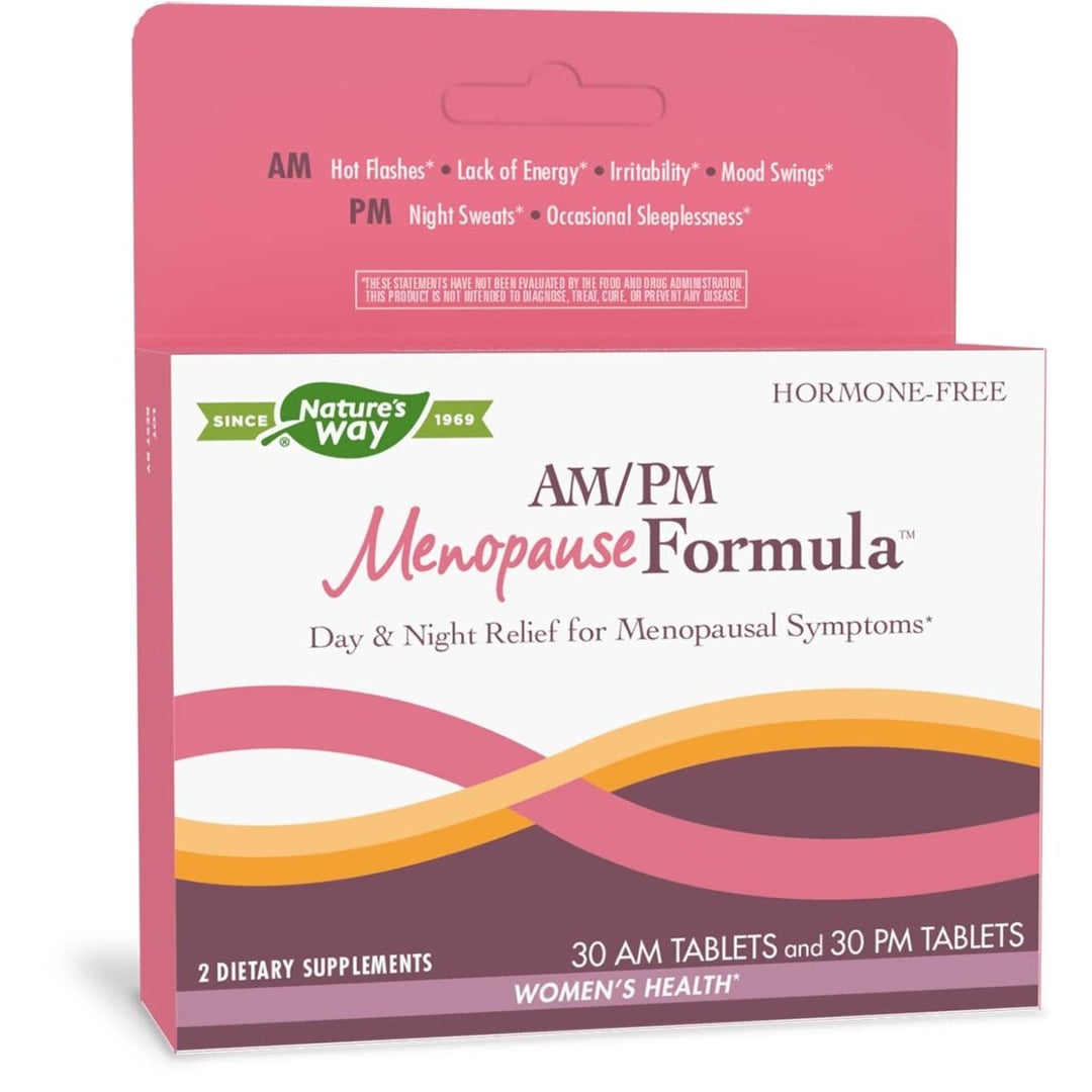 Nature's Way AM/PM Menopause Formula - Hormone Balance and Support - 60 Capsules - The Oasis of Health