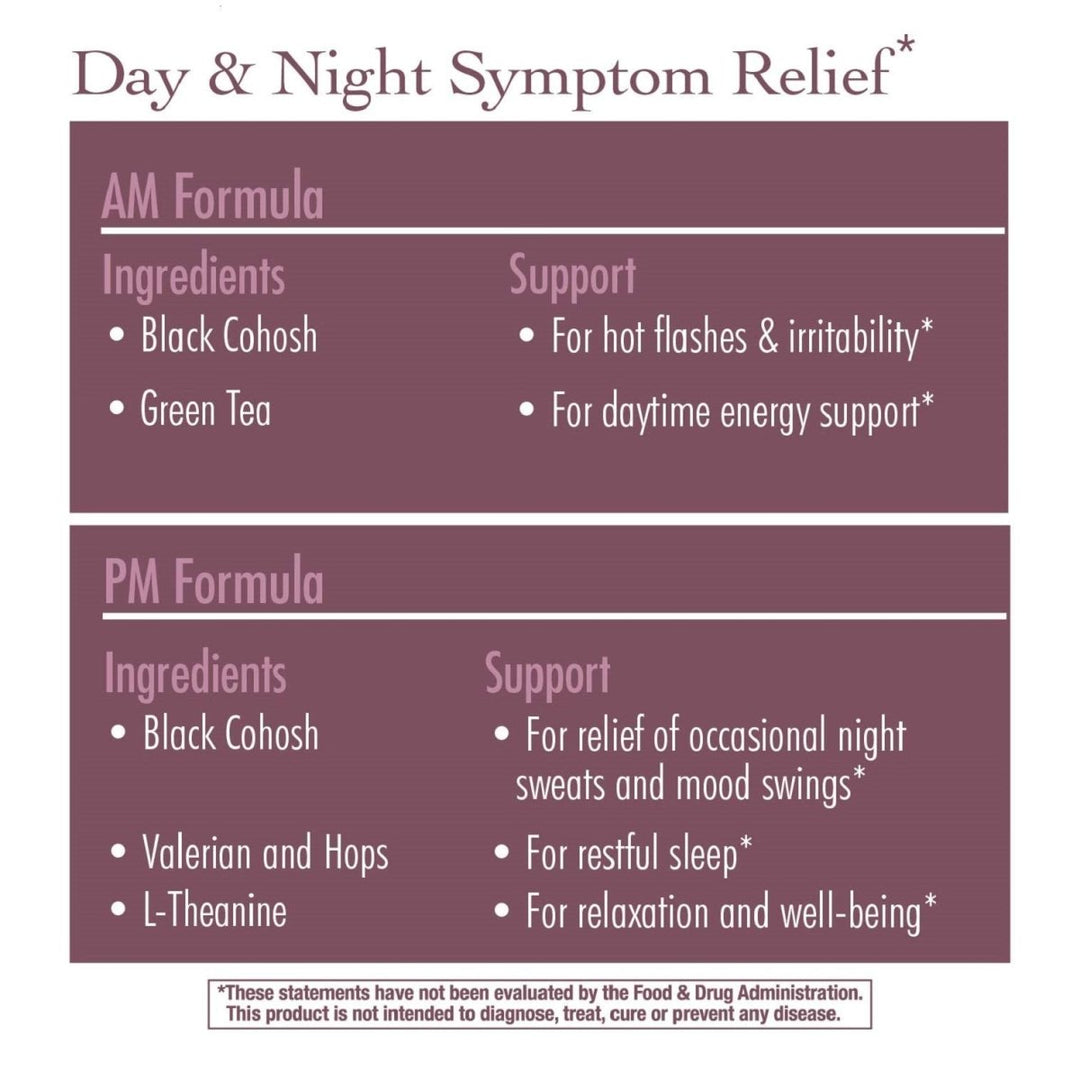 Nature's Way AM/PM Menopause Formula - Hormone Balance and Support - 60 Capsules - The Oasis of Health