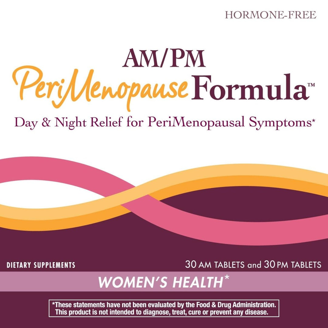 Nature's Way AM/PM PeriMenopause Formula - Hormone - Free Day & Night Relief, 30 AM & 30 PM Tablets - The Oasis of Health