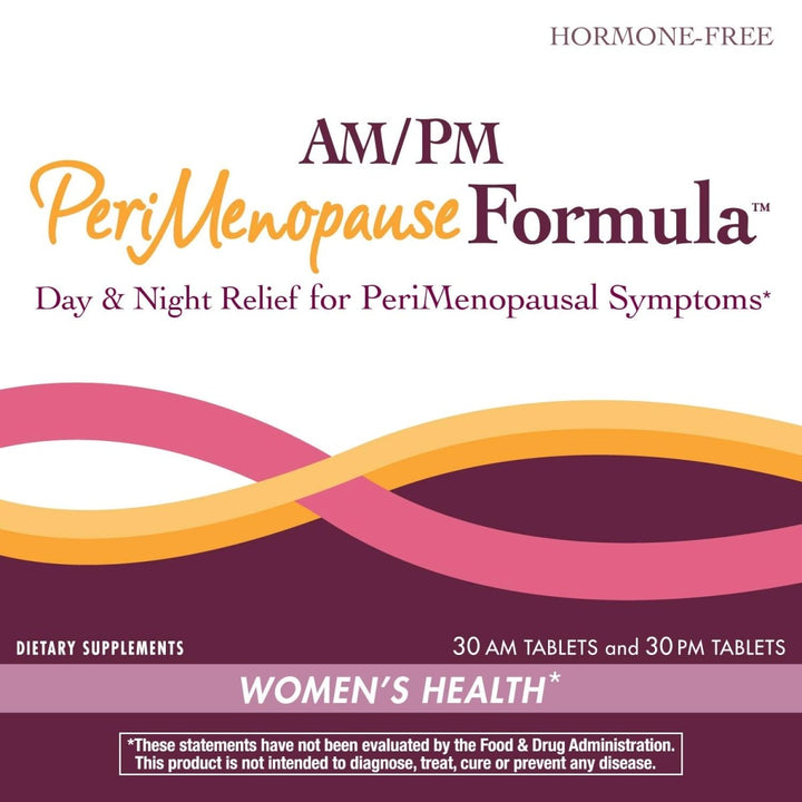 Nature's Way AM/PM PeriMenopause Formula - Hormone - Free Day & Night Relief, 30 AM & 30 PM Tablets - The Oasis of Health