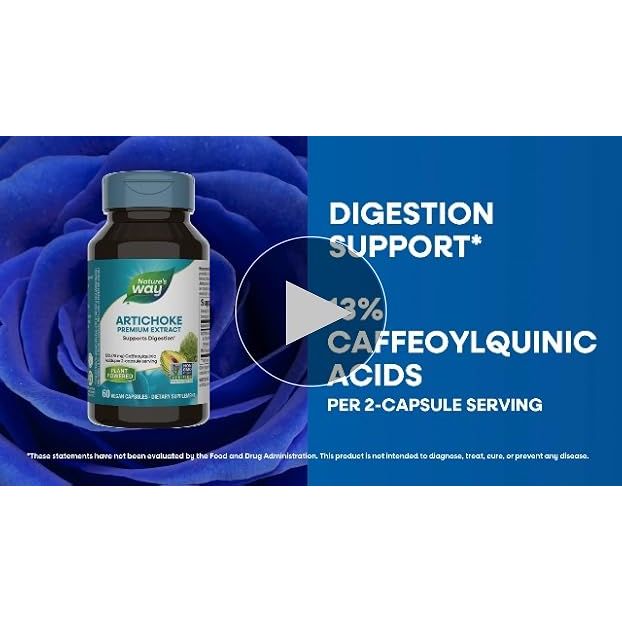 Nature's Way Artichoke 60 Vcaps - 3 Pack - The Oasis of Health