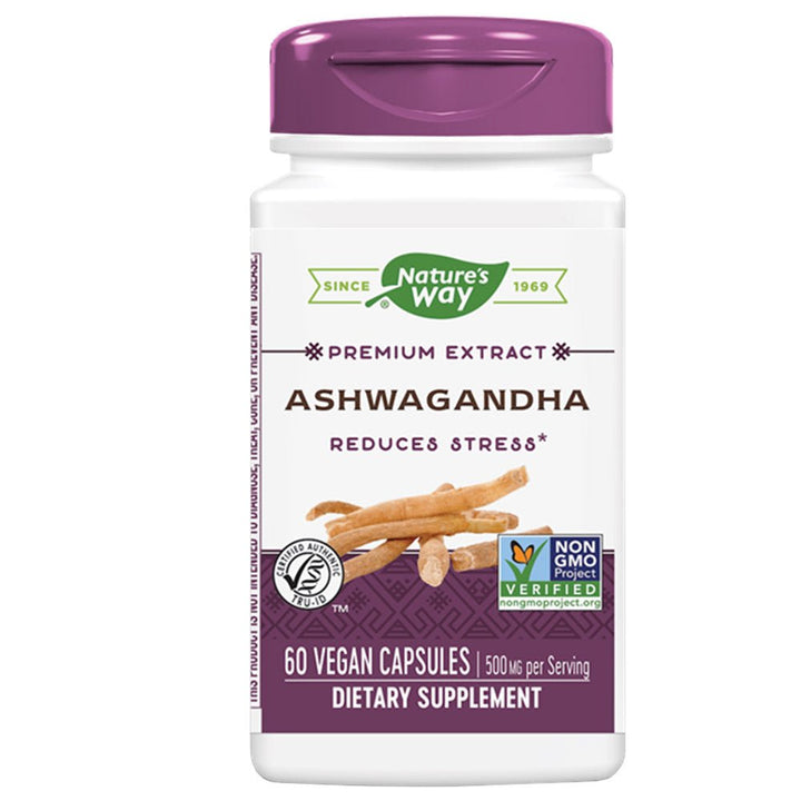 Nature's Way Ashwagandha 60 Vcaps - 15387 - 4 Pack - The Oasis of Health