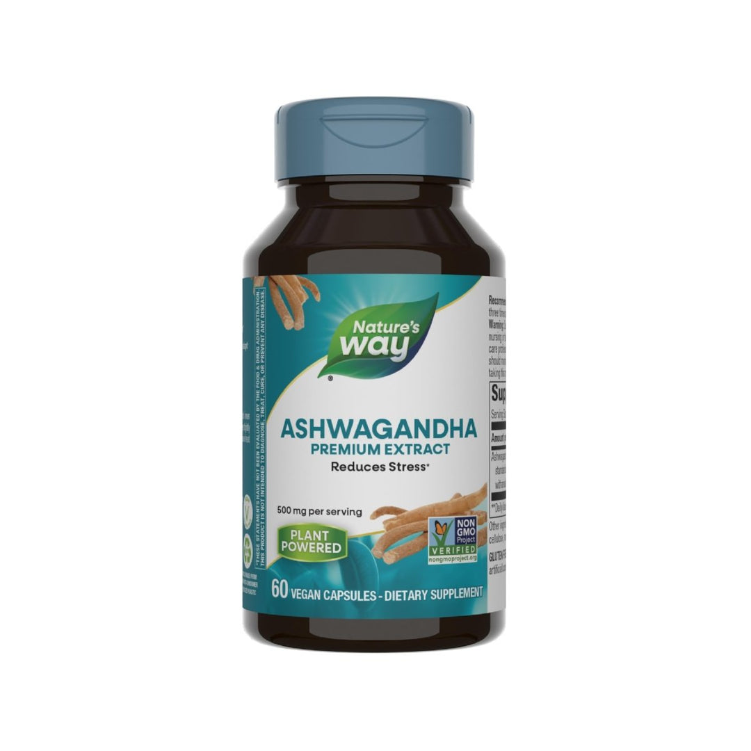 Nature's Way Ashwagandha 60 Vcaps - 15387 - 4 Pack - The Oasis of Health