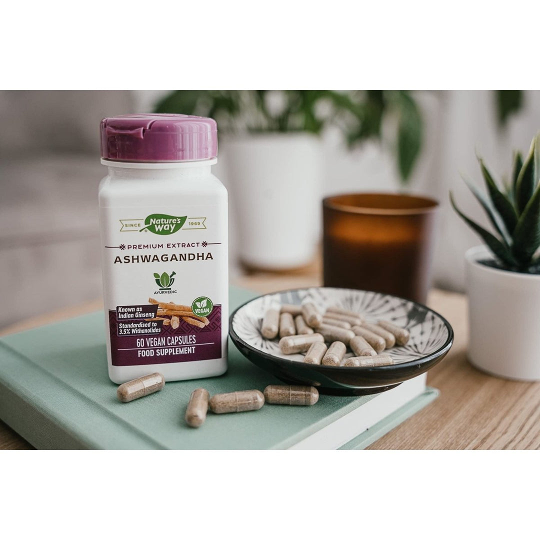 Nature's Way - Ashwagandha, 60 veggie caps - The Oasis of Health