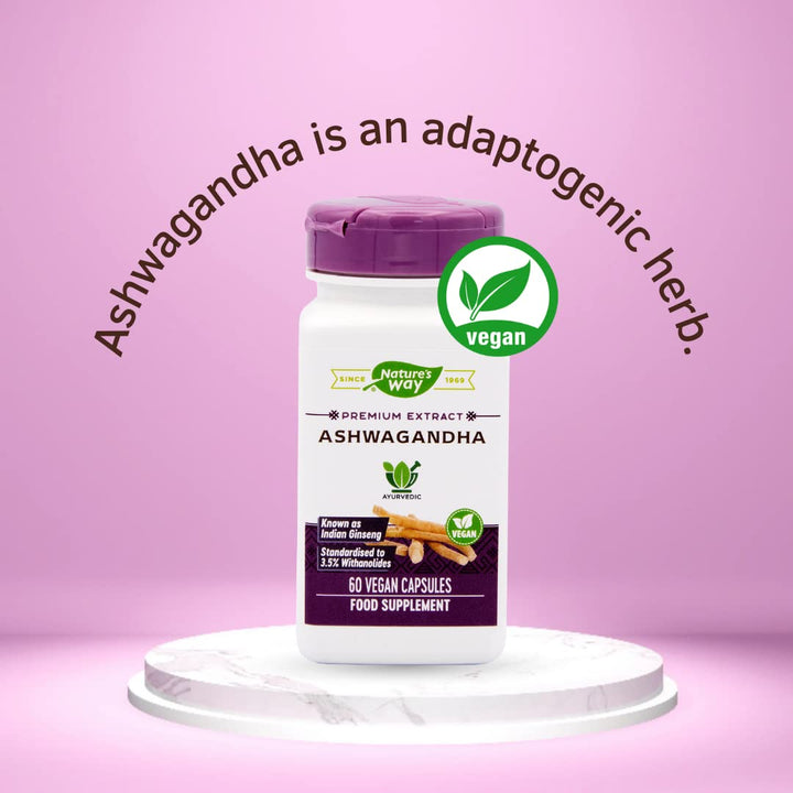 Nature's Way - Ashwagandha, 60 veggie caps - The Oasis of Health
