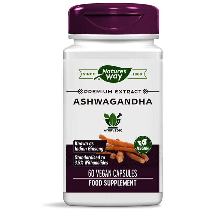 Nature's Way - Ashwagandha, 60 veggie caps - The Oasis of Health