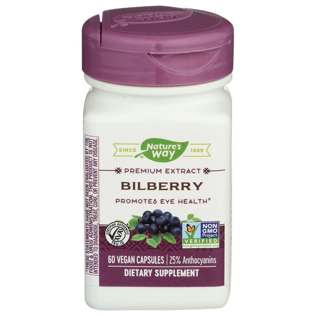 Nature's Way Bilberry Standardized - 60 VegCaps - The Oasis of Health