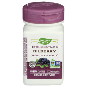 Nature's Way Bilberry Standardized - 60 VegCaps - The Oasis of Health