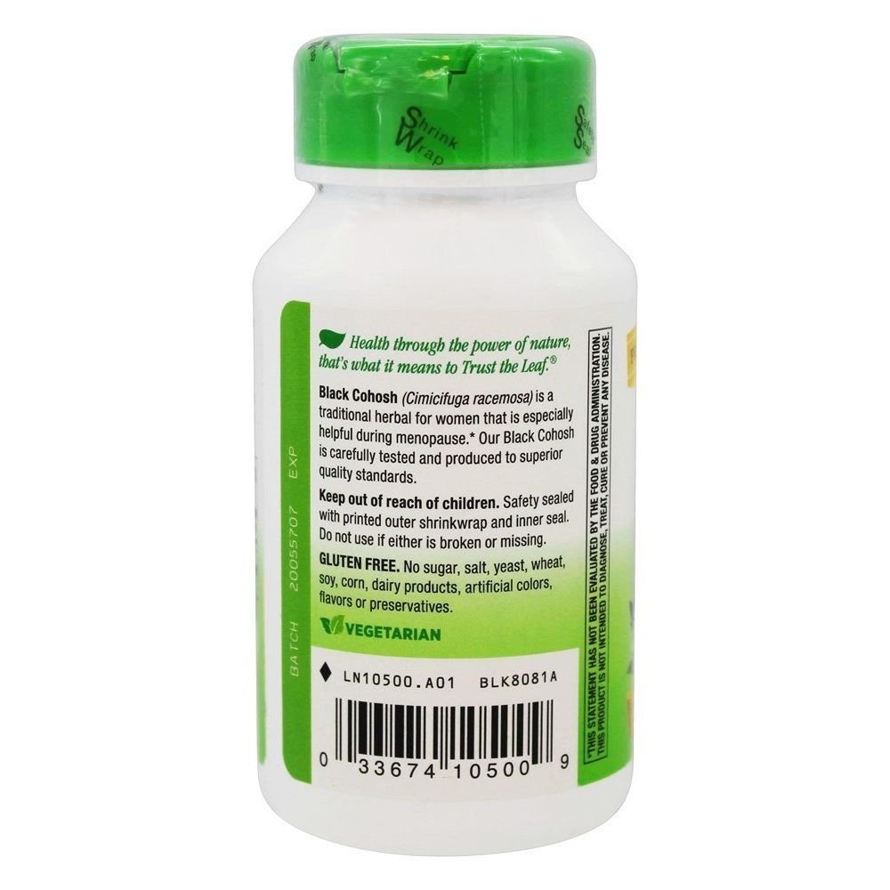 Nature's Way - Black Cohosh Root, 540 mg, 100 caps - The Oasis of Health