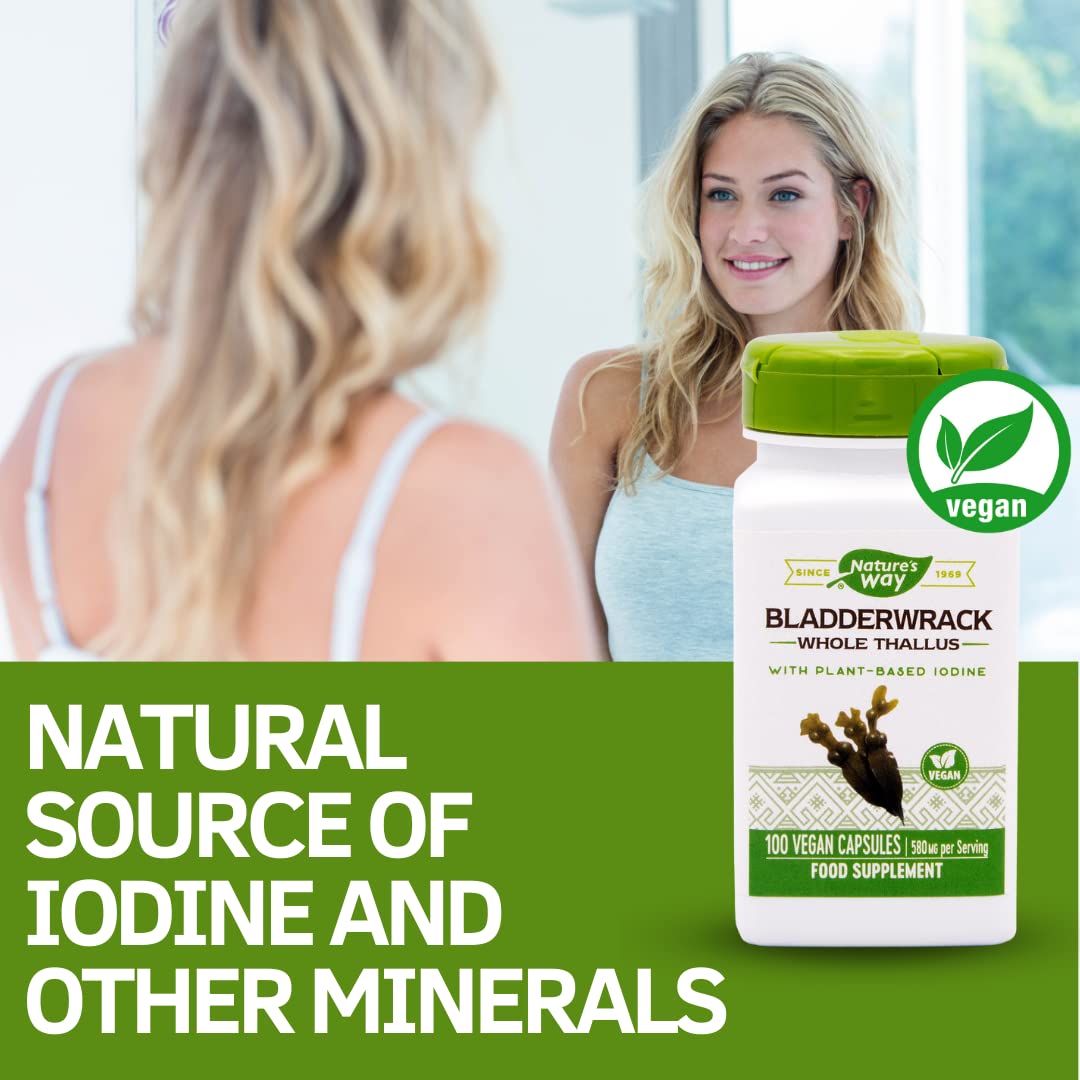 Nature's Way Bladderwrack - 100 Vegetarian Capsules - The Oasis of Health