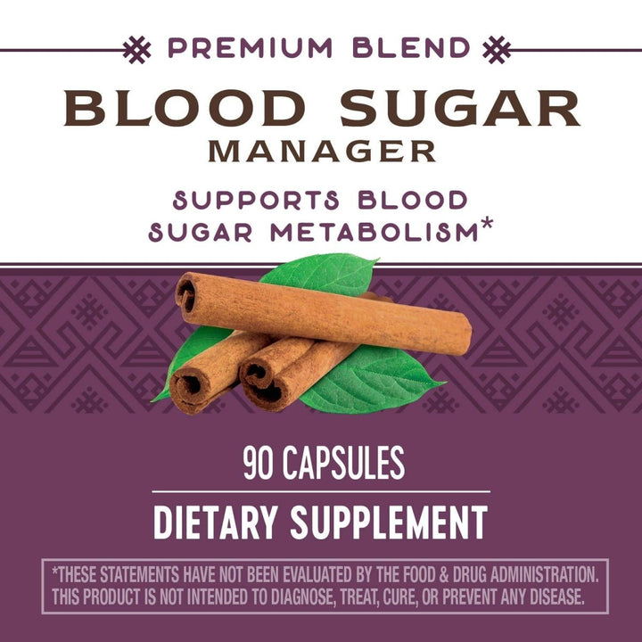 Nature's Way Blood Sugar Manager, 90 capsules - The Oasis of Health