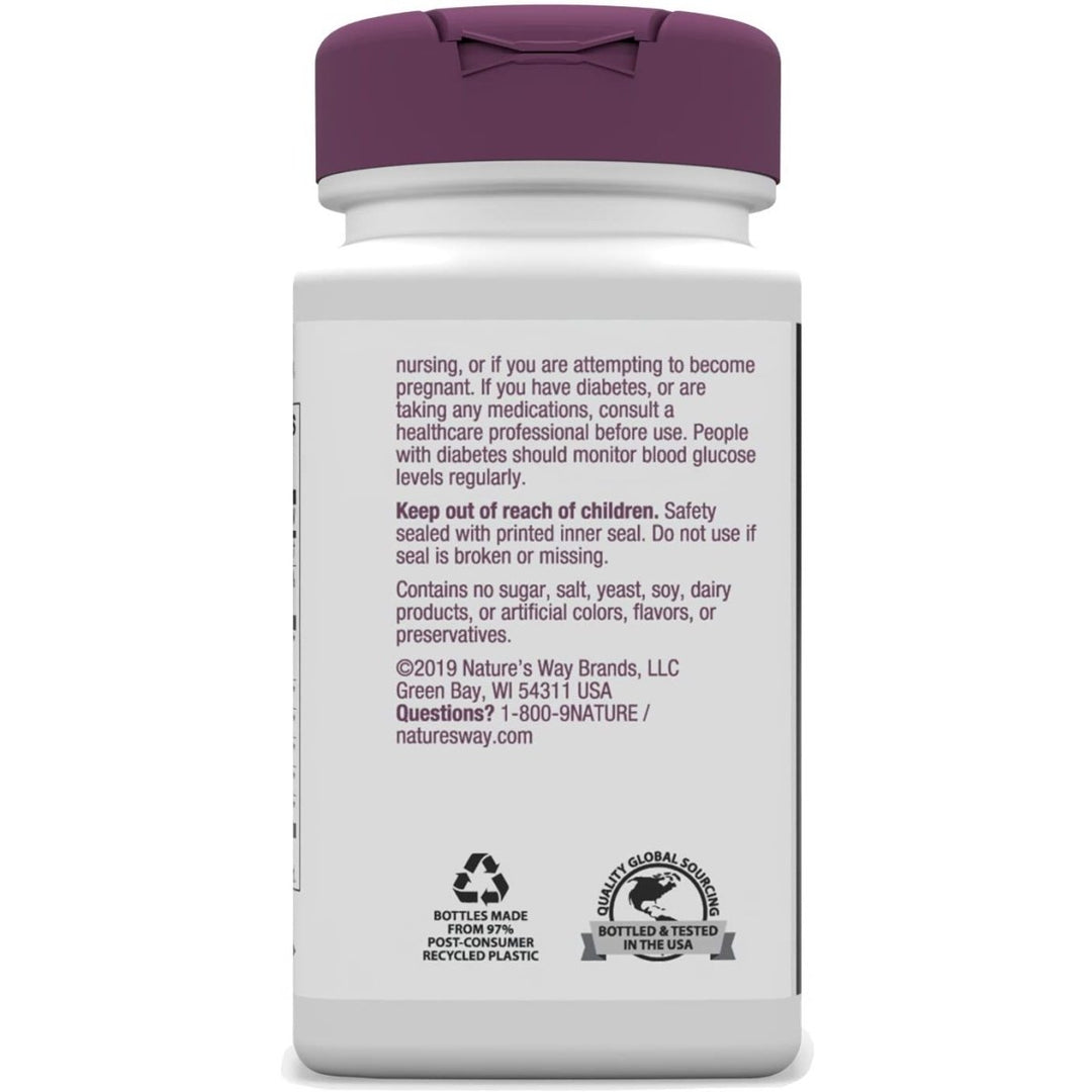 Nature's Way Blood Sugar Manager, 90 capsules - The Oasis of Health