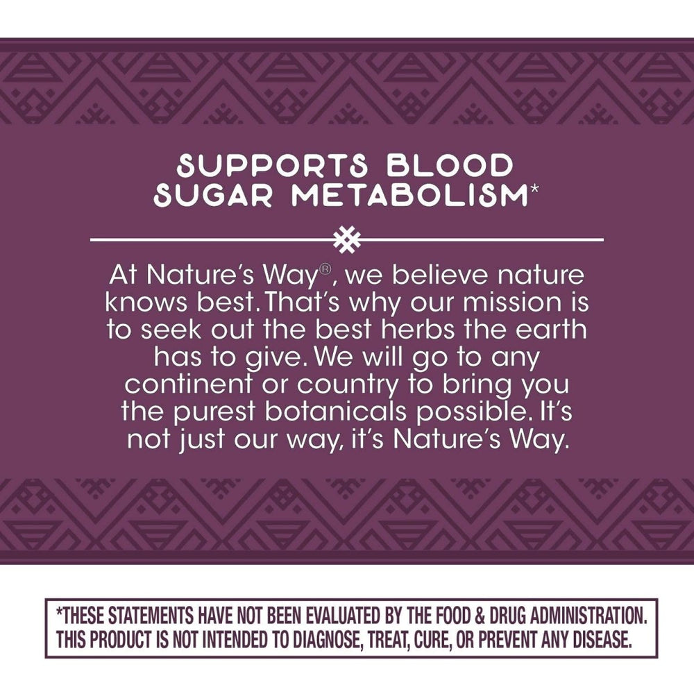 Nature's Way Blood Sugar Manager, 90 capsules - The Oasis of Health