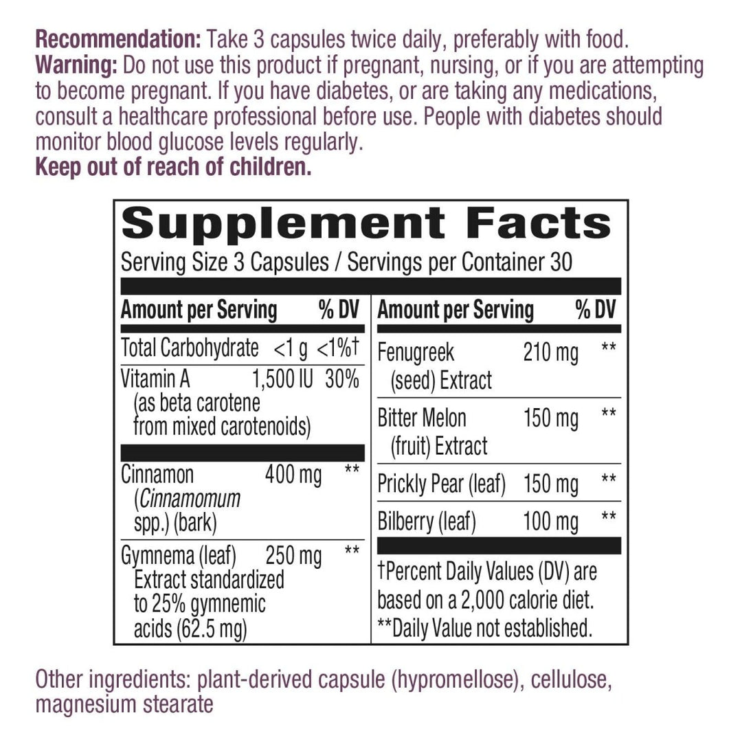 Nature's Way Blood Sugar Manager, 90 capsules - The Oasis of Health