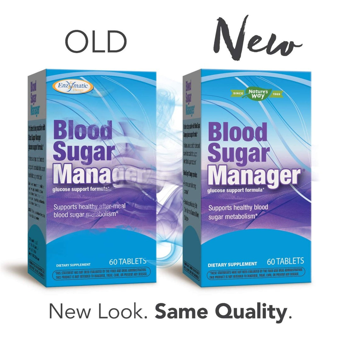 Nature's Way Blood Sugar Manager Glucose Support Formula*, 60 Count - The Oasis of Health