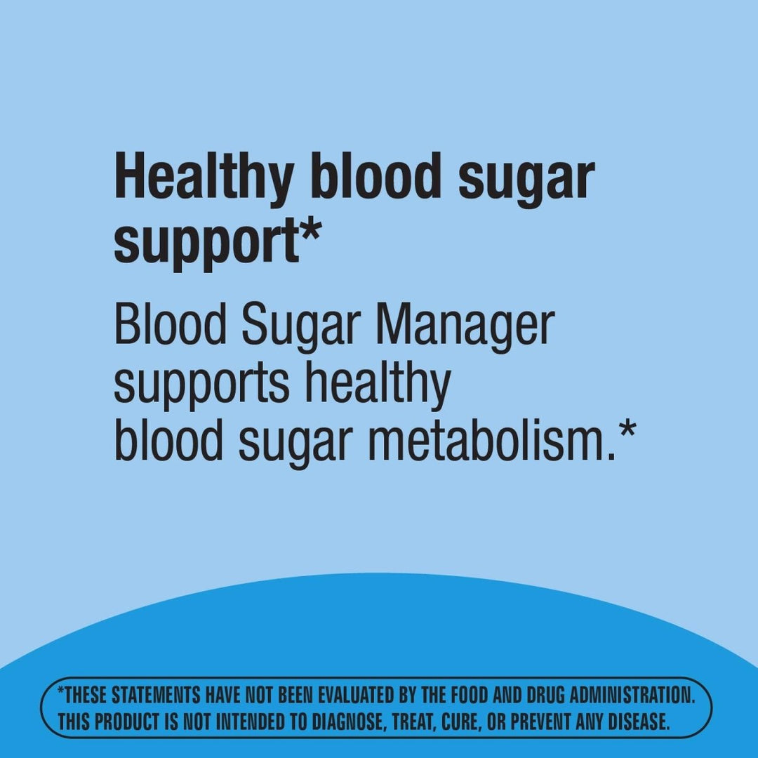 Nature's Way Blood Sugar Manager Glucose Support Formula*, 60 Count - The Oasis of Health