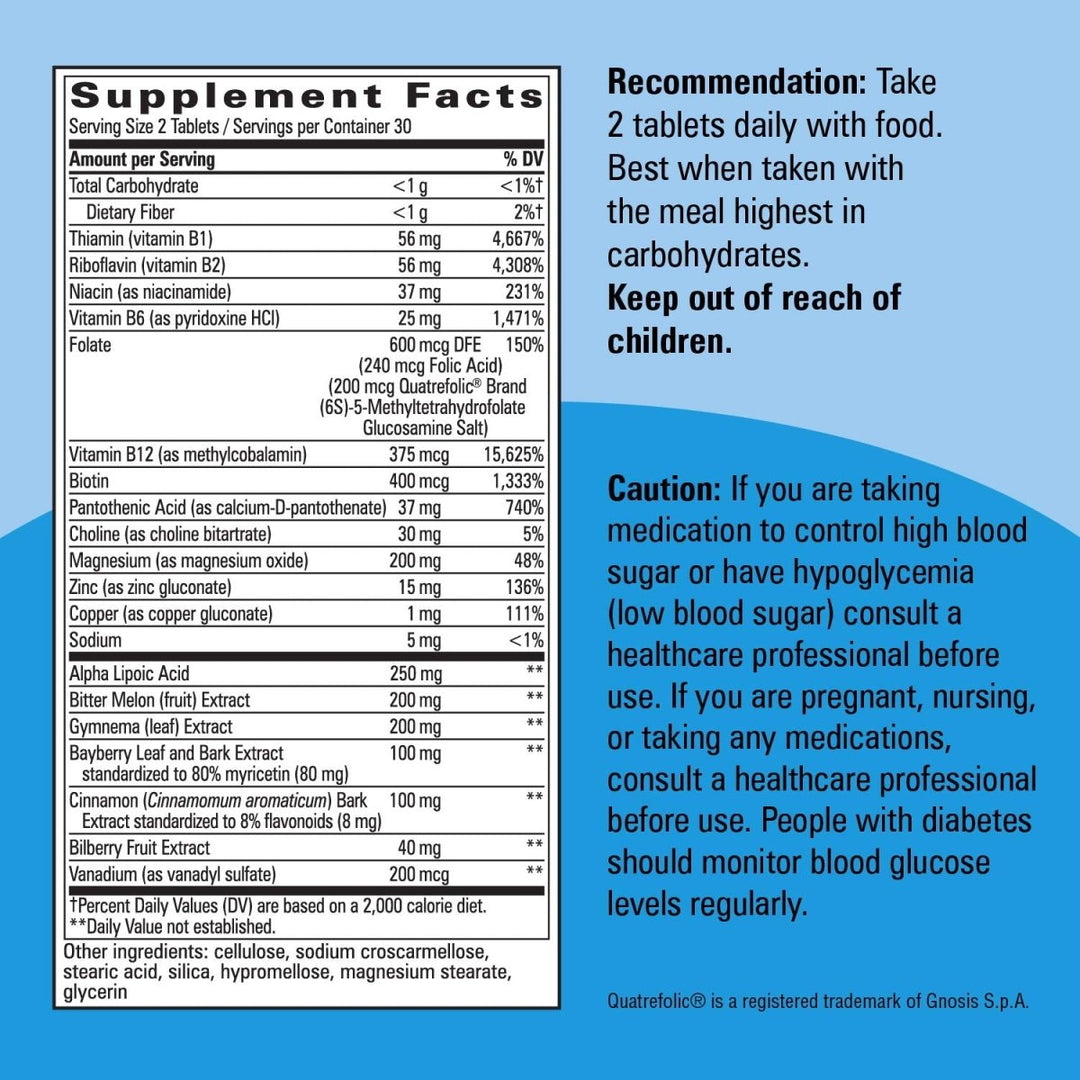 Nature's Way Blood Sugar Manager Glucose Support Formula*, 60 Count - The Oasis of Health