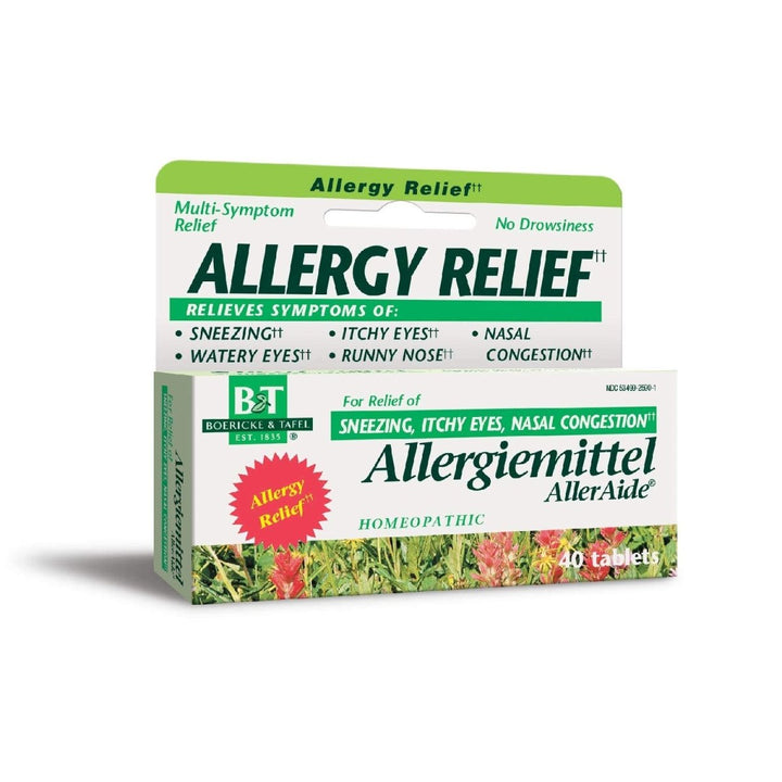 Nature's Way Boericke & Tafel Allergiemittel AllerAide, Allergy Relief??, 40 Tablets - The Oasis of Health