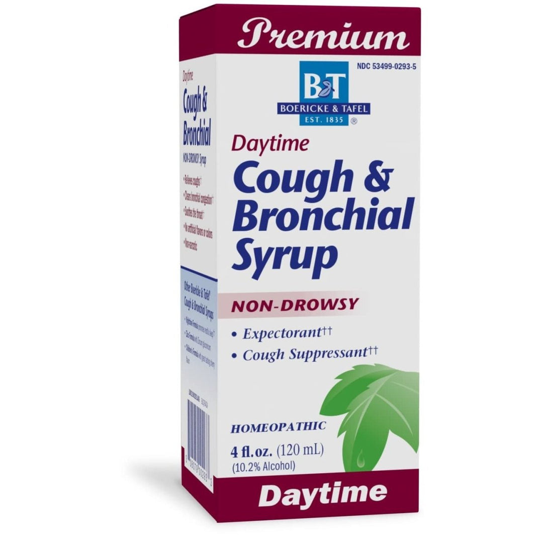 Nature's Way Boericke & Tafel Daytime Cough & Bronchial Syrup, Cough Suppressant?? & Expectorant??, Non - Drowsy, 4 Fl. Oz - The Oasis of Health
