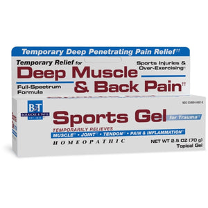 Nature's Way Boericke & Tafel Sports Gel, Relief for Deep Muscle, Joint, Tendon, & Back Pain and Inflammation, Homeopathic, 2.5 oz - The Oasis of Health