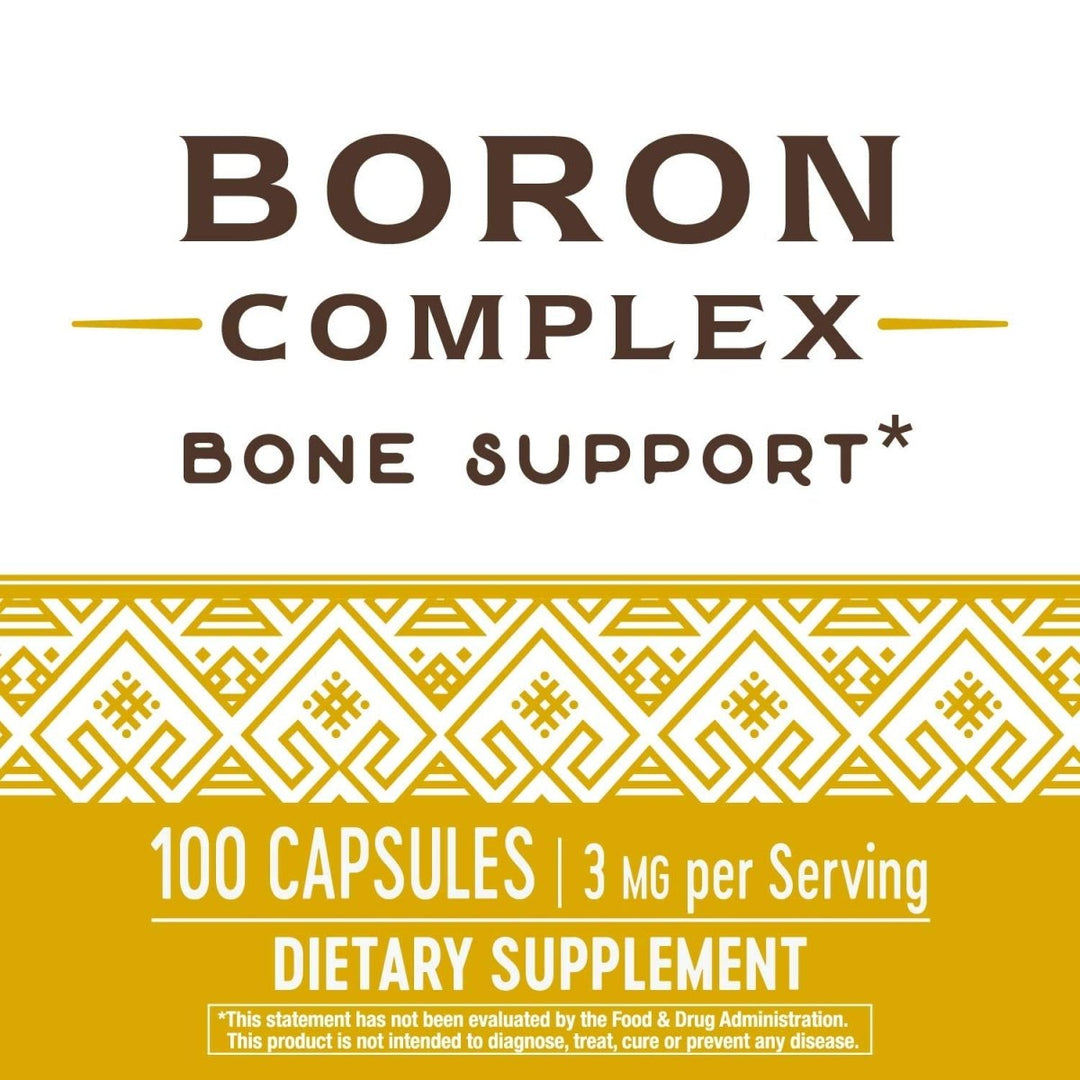 Nature's Way Boron Complex Capsules - Essential Mineral for Bone Health and More - 100 Capsules - The Oasis of Health