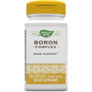 Nature's Way Boron Complex Capsules - Essential Mineral for Bone Health and More - 100 Capsules - The Oasis of Health