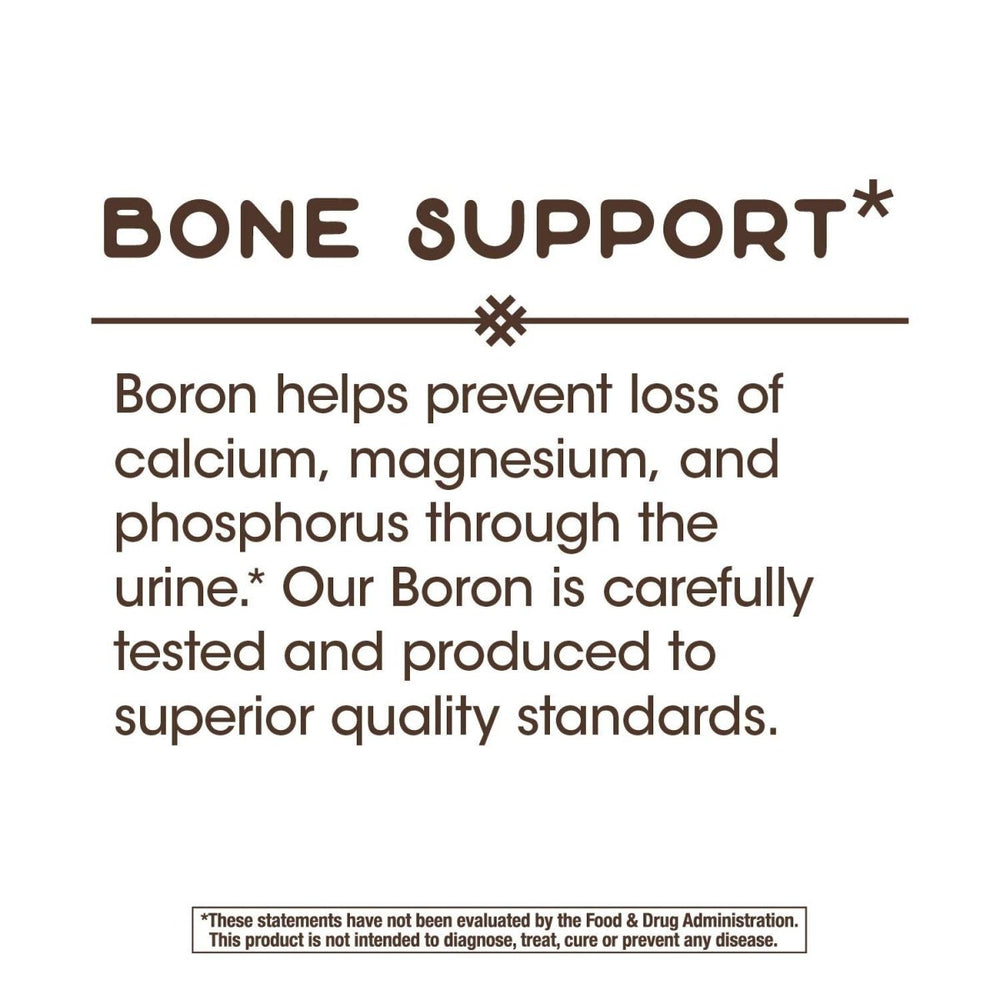 Nature's Way Boron Complex Capsules - Essential Mineral for Bone Health and More - 100 Capsules - The Oasis of Health