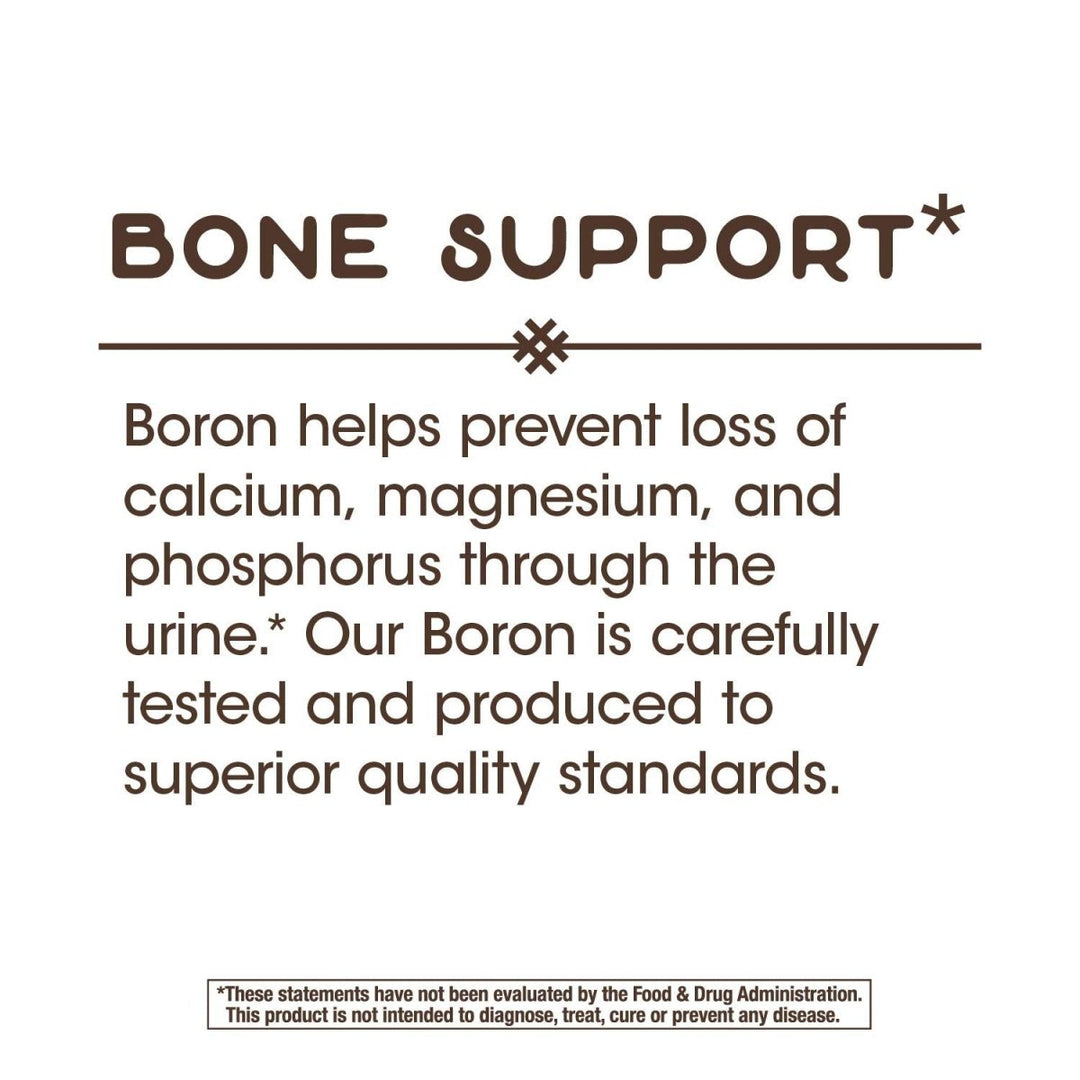Nature's Way Boron Complex Capsules - Essential Mineral for Bone Health and More - 100 Capsules - The Oasis of Health