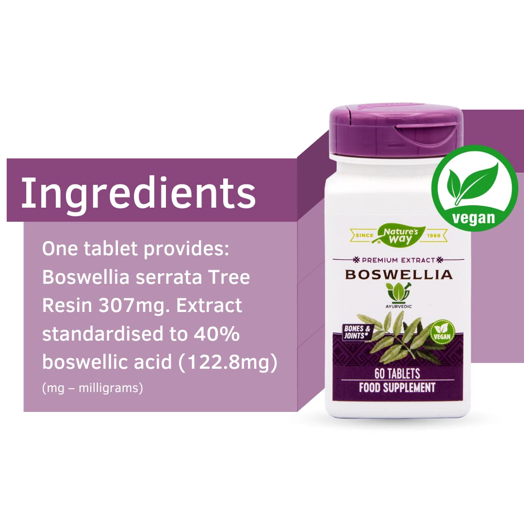 Nature's Way Boswellia Standardized - 60 Tablets - The Oasis of Health