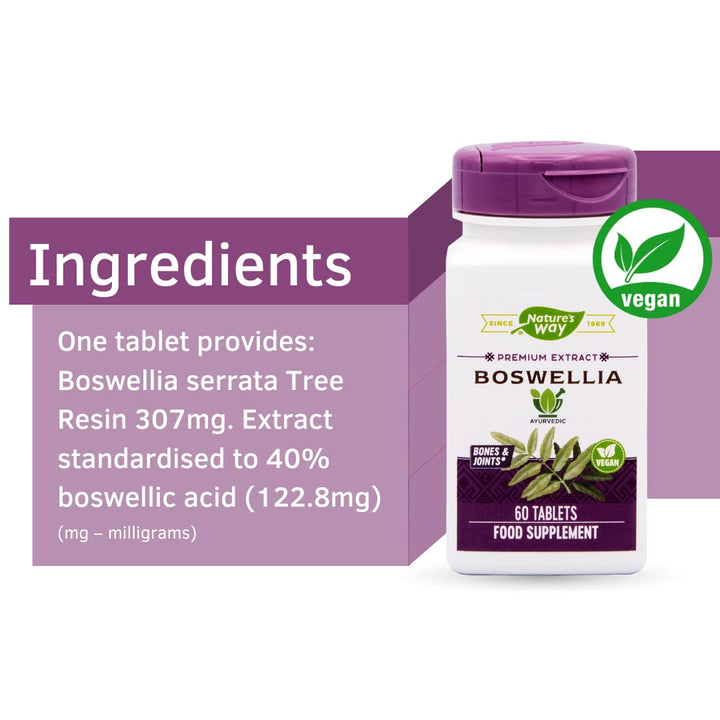 Nature's Way Boswellia Standardized - 60 Tablets - The Oasis of Health