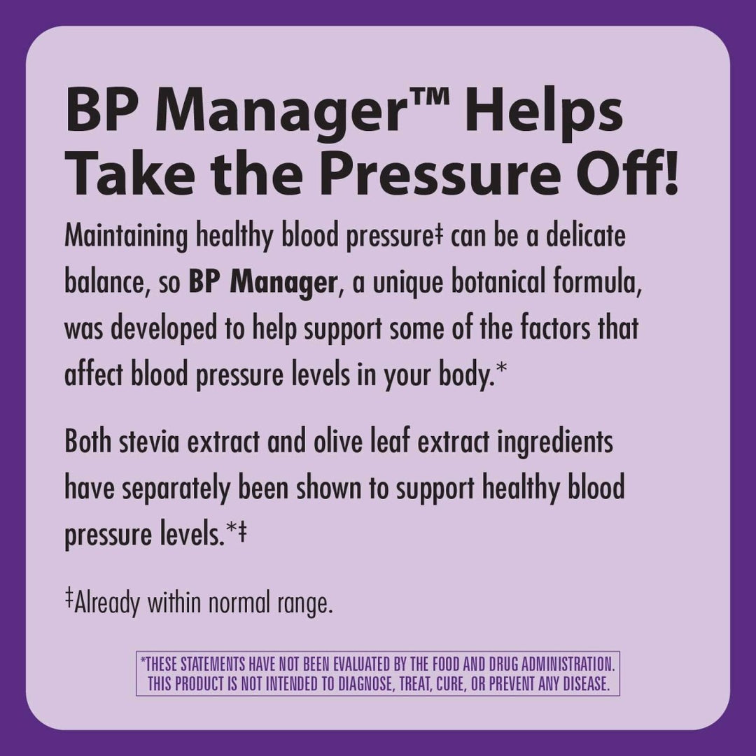 Nature's Way BP Manager? Supports Healthy Blood Pressure, 90 Count - The Oasis of Health
