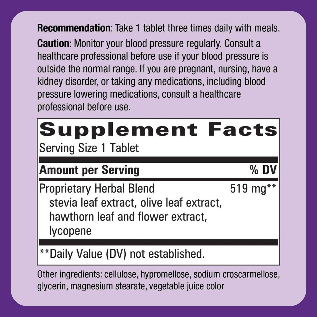 Nature's Way BP Manager? Supports Healthy Blood Pressure, 90 Count - The Oasis of Health