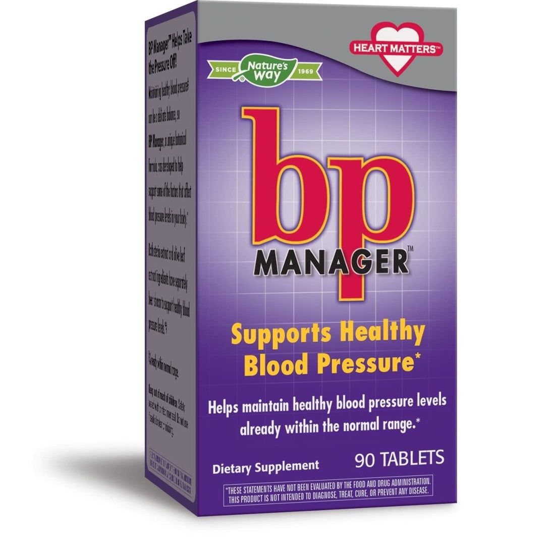 Nature's Way BP Manager? Supports Healthy Blood Pressure, 90 Count - The Oasis of Health
