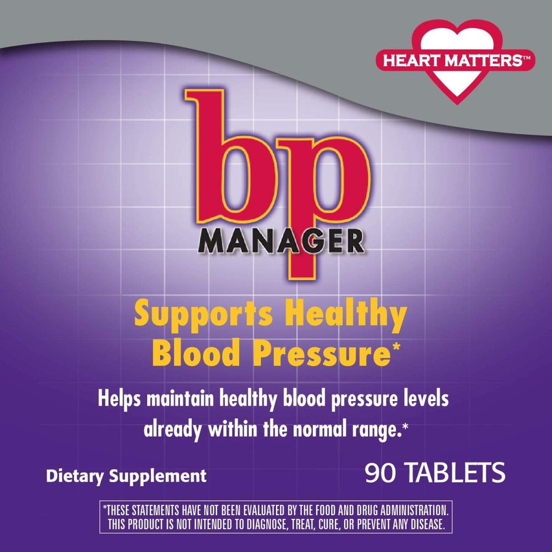 Nature's Way BP Manager? Supports Healthy Blood Pressure, 90 Count - The Oasis of Health
