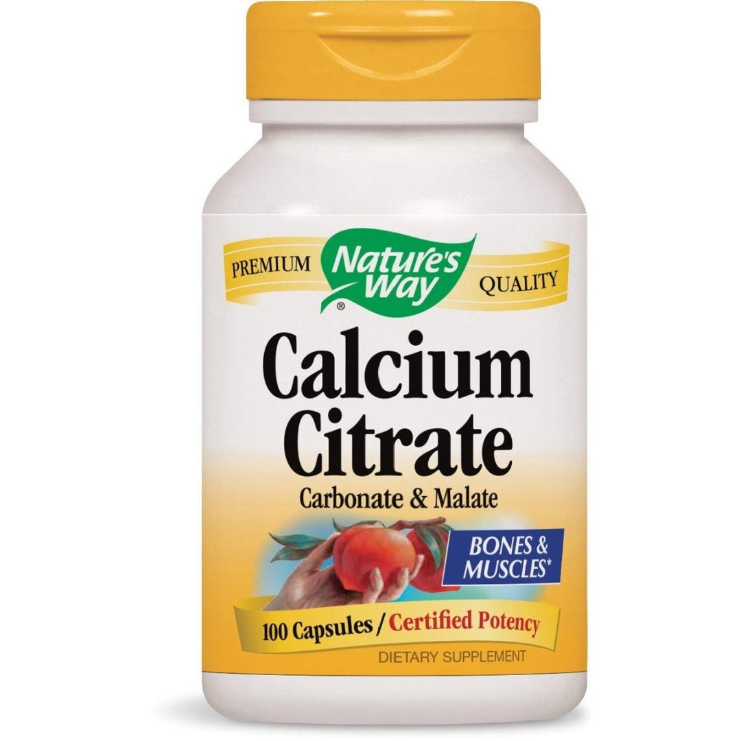 Nature's Way, Calcium Citrate, 100 Capsules - The Oasis of Health