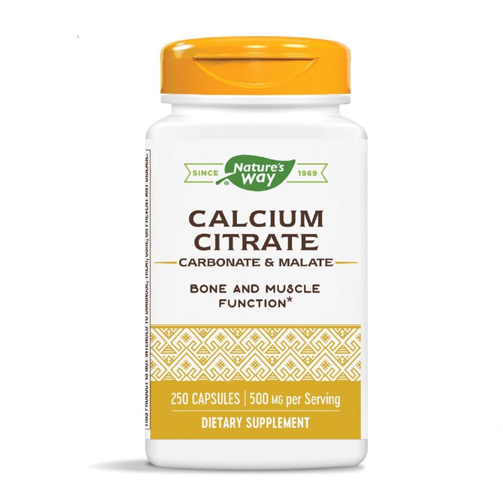 Nature's Way Calcium Citrate Complex, 500 mg per serving, 250 Capsules - The Oasis of Health
